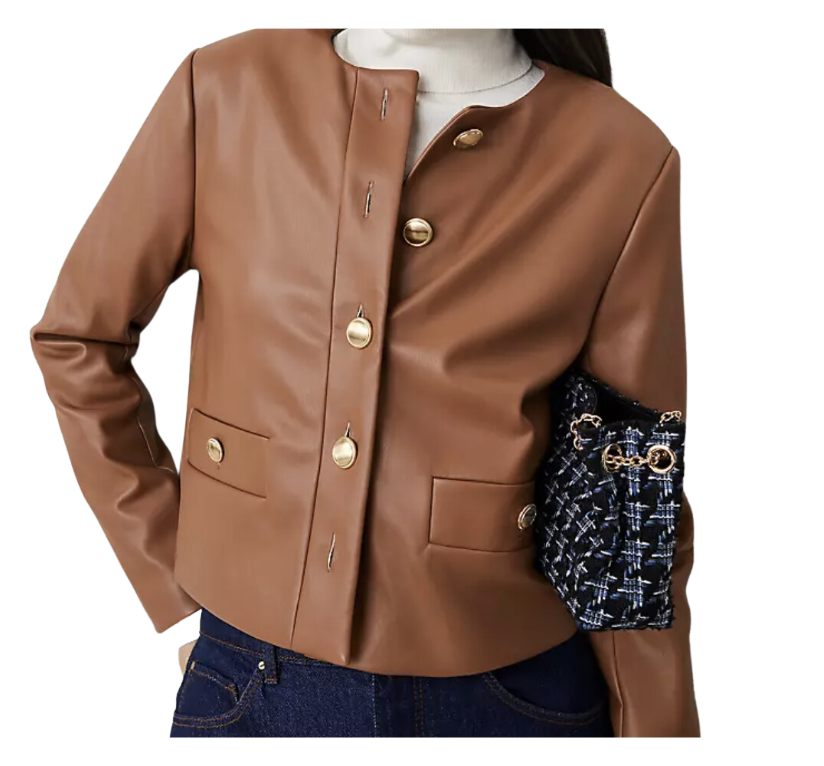Faux Leather Jacket